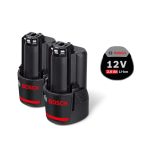 Baterija 12V set 2 x 2,0Ah (1600Z00040) BOSCH