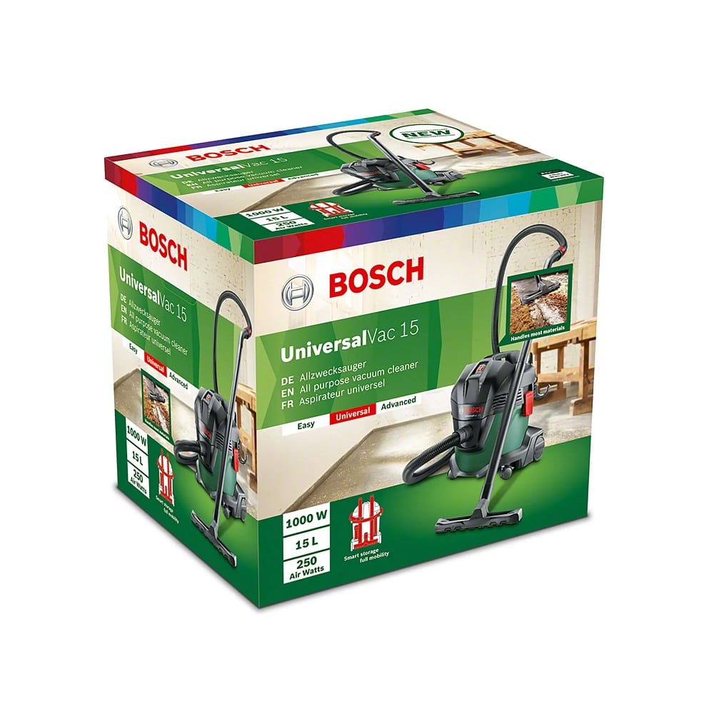 MisterVac 10 Sacchetti Per Aspirapolvere Compatibili Con Bosch UniversalVac 15 – Tessuto Non Tessuto Alta Filtrazione