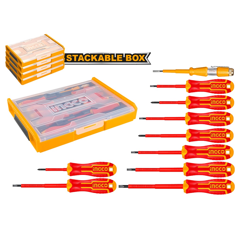 Ingco set izolovanih odvijača 10/1 HKTV01S101
