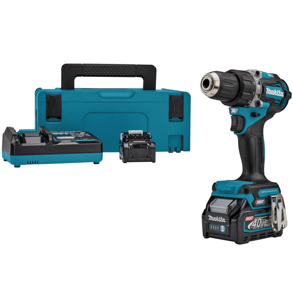 Makita Akumulatorska vibraciona bušilica - odvrtač DF002GD201, 40V XGT, 2x2,5 Ah