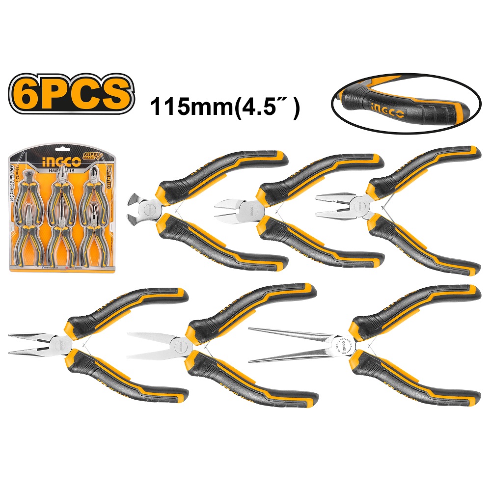 Ingco set mini klešta 6/1 HMPS06115