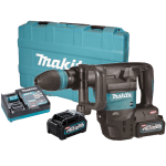 Akumulatorska bušilica SDS-plus Makita HM001GM201; 40V KSGT; 2k4.0 Ah