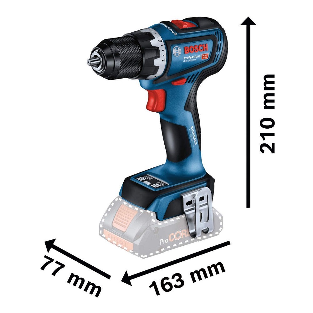 Bosch GSR 18V-90 C akumulatorska