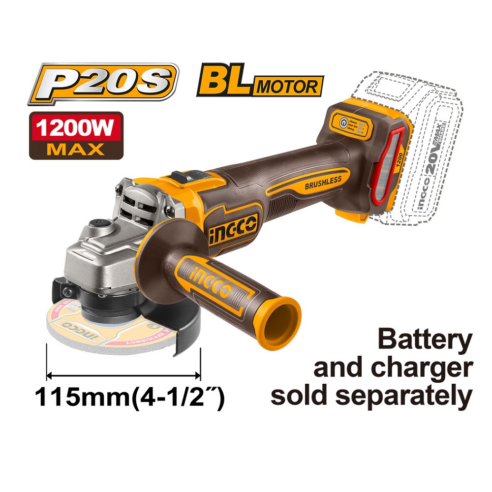 CAGLI221153 Akumulatorska ugaona brusilica