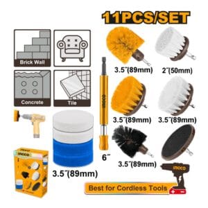 INGCO Set četki za čišćenje
