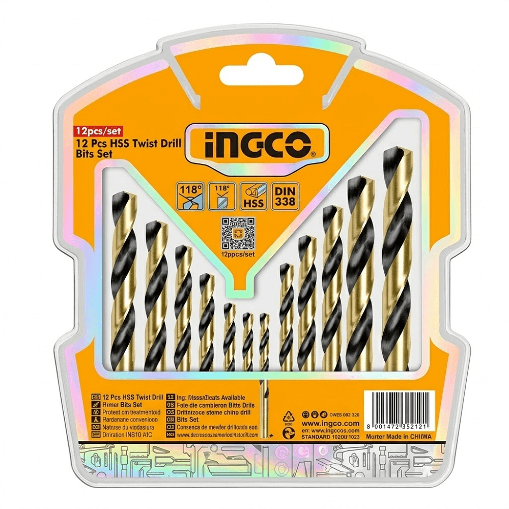 AKDB1125 SET HSS BURGIJA ZA METAL 12/1 SUPER INGCO